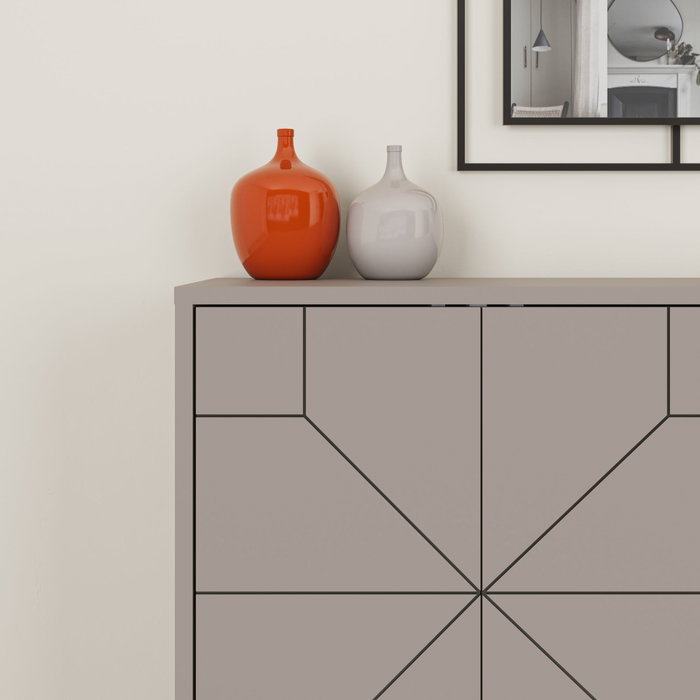 Hanah Home Dune Consola Moka Claro 123x62.4x35 cm